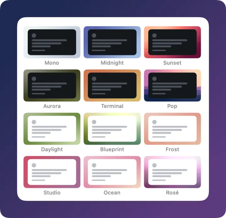 Step 3: Select template